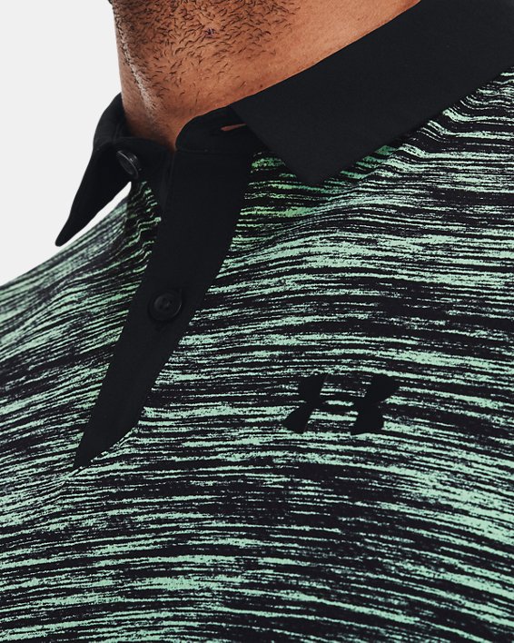 Men's UA Iso-Chill Twist Polo, Green, pdpMainDesktop image number 3